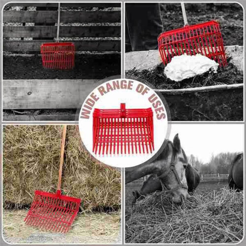 Manure Fork Replacement , Pitchfork , Horse Manure Rake, for Picking  Manure, Plastic Fork Replacement ,A 1