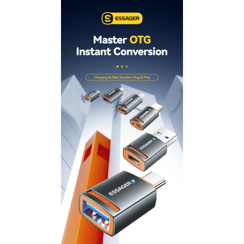 Προσαρμογέας USBA ΣΕ TYPEC OTG RNCYN Μετατροπέας Micro USB Κινητό 1