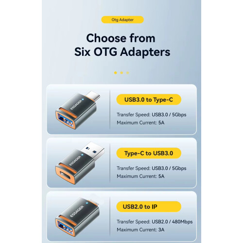 Προσαρμογέας USBA ΣΕ TYPEC OTG RNCYN Μετατροπέας Micro USB Κινητό 2