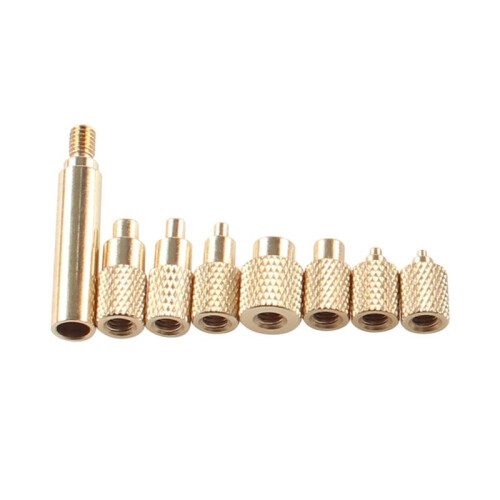 Heat Set Insertion Tool M2-M8 Hot Melt Messing Rändelmutter Eingebettete Einsteckspitze Pressadapter936 TS100 TS101 Lötkolben 2