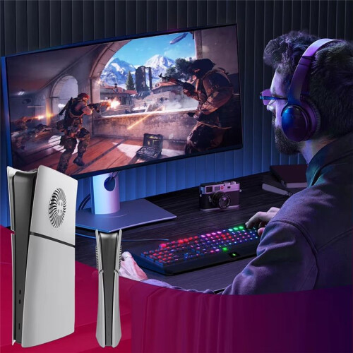 Cover Plates Hard Shell Dustproof Protective Shell with Cooling Vent for PS5 Slim  5 Slim Digital Console A 2