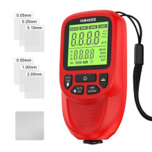 Digitale Autolakdiktemeter HW400S Laagdiktemeter Automotive Coating Meetapparaat Rood