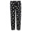 PJ Couture Women's Ribbed Patterned Open Bottom Lounge Pants 1