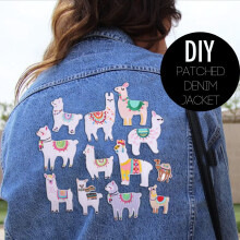 12 Stuks Schattige Alpaca Borduurpatches Naaien Strijkapplicatie Badge DIY Decoratie of Reparatie voor Kleding, Rugzak