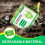 KITBEST Biodegradable Bin Liners 30L Tie Handle, Strong Compostable 3