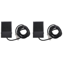 2X Hand Metal Foot Pedal 1.8 Meters Cable 2 Pins Connector Spot Welding Tig Torch