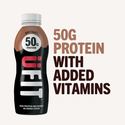 UFIT High 50g Protein Shake (8 x 500 ml) - Milk Chocolate Flavour - 2