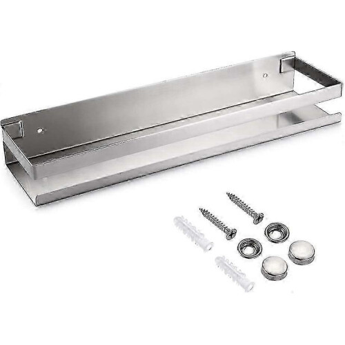 (40cm) Stainless Steel Bathroom Shower Shelf, Rustproof, Floating Shelves Wall Mount