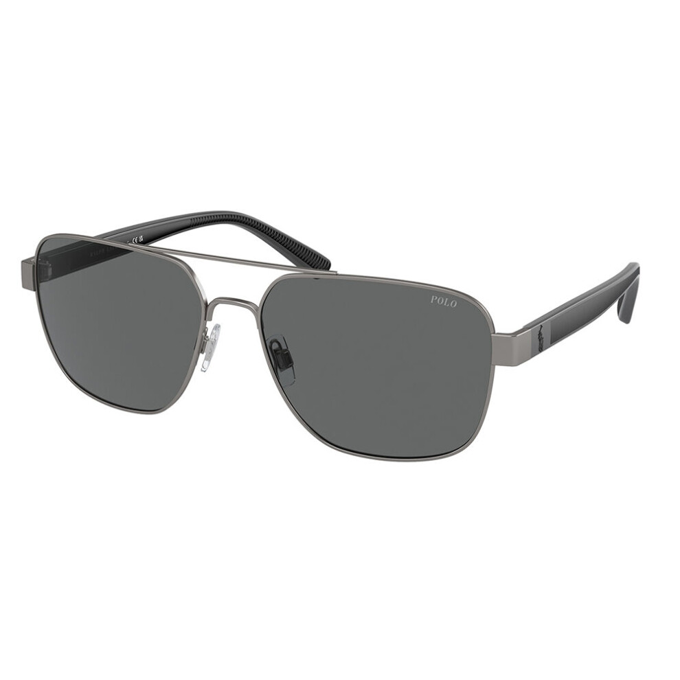 Polo Ralph Lauren Men's Grey Man Ph3154 905087 Sunglasses Metal Pillow Normal - Image 2