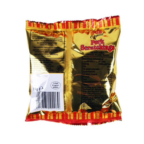 Pub Original - Salted Pork Scratchings - High Protein Snacks - Low 2