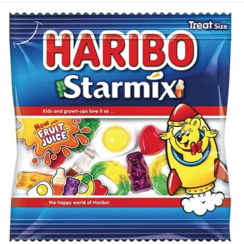 Haribo Haribo Sweets Sharing Tub, Assorted Gummy Candies with Starmix, 2