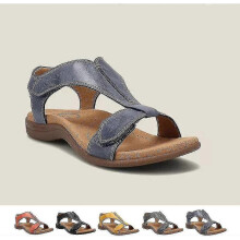 (40, Blue) Women's Comfortable Orthopedic Sandals, Sursell Orthopedic Sandals, Flat Beach Casual Sandals_Good quality