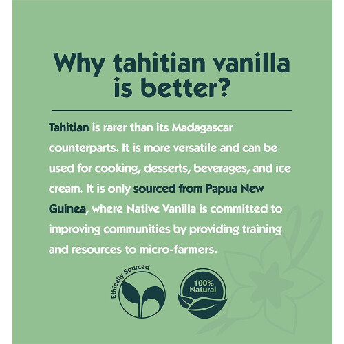 Native Vanilla - for Coffee, Baking, Ice Cream, Keto - Friendly 2