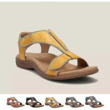 (40, Yellow) Women's Comfortable Orthopedic Sandals, Sursell Orthopedic Sandals, Flat Beach Casual Sandals_Good quality