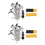 2X 10-in-1 AA Battery Eliminator Replace AA Batteries Power Adapter EU Plug 1