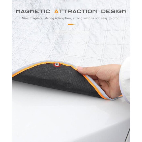 Front windshield - HVSUDGFYASDGFUYSD - E382DFBLZYB001 - 190x126 cm - Multi-layer aluminum/polyester - Sun/wind/snow protection 1