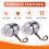 2 Feux Pastèque à 34 LED à Double Révolution pour Éclairage sur Pied Double Face, Clignotants pour Semi-Remorques 4