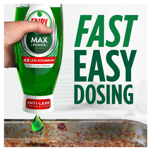 Fairy Fairy Max Power Washing Up Liquid 730ML, Easy and Effortless 2