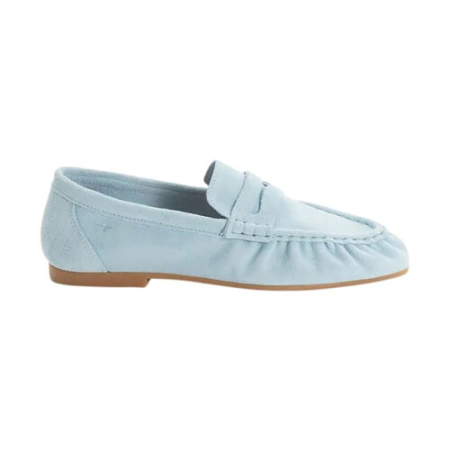 Mocassin - TAMARIS - Cuir - Bleu - Talon plat - Bout rond 1