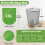 BODFPPC 150 Pack Biodegradable Bin Bags 10L, Compostable Food Waste 2