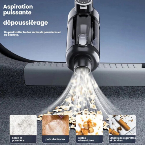 Ασύρματη ηλεκτρική σκούπα αυτοκινήτου, Ισχυρή ηλεκτρική σκούπα φυσητήρα 2