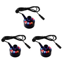 3X Mist Maker, Indoor Fountain Foggers, Small Pond Fog Machine Atomizer Air Humidifier for Halloween, Christmas