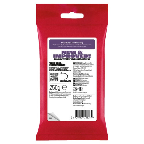 Renshaw Deep Purple Ready to Roll Icing 500g (Multipack 2X 1