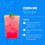 Simply Dragon Fruit and Mango Cooler 1 Litre Pink 2