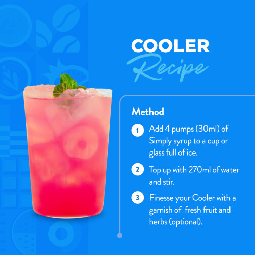 Simply Dragon Fruit and Mango Cooler 1 Litre, Pink 2