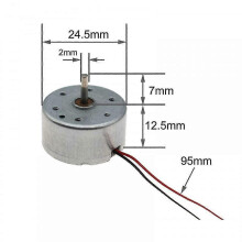 10pcs Dc Mini 300 Motor, 3v 7000rpm Electric Generator Motor Metal Toy Car Engine Motor for Toy/4wd_Good quality