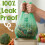 YORJA 6l Tie Handles Compost Caddy Liners 120 Count, 100% 3