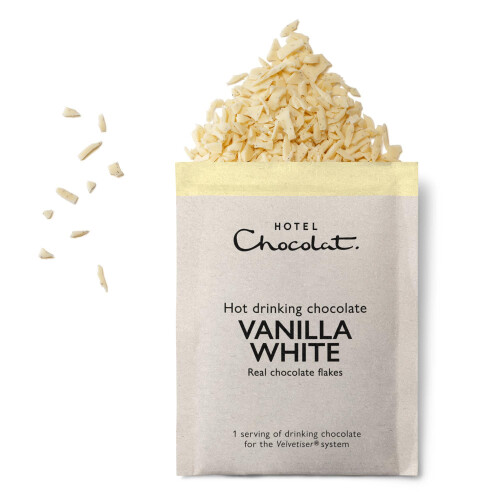 Hotel Chocolat Hotel Chocolat Vanilla-White Hot Chocolate Sachets - Luxury Chocolate 1
