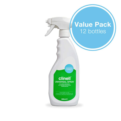 Clinell Clinell Universal Cleaning and Disinfectant Spray for Surfaces – Pack 1
