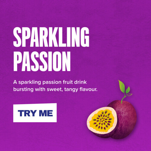 Rubicon Rubicon 12 Pack Sparkling Passion Flavoured Fizzy Drink with Real 2
