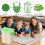 Biodegradable Compostable Bin Liners 20L Tie Handle, 100PCS Food Waste Bags 6