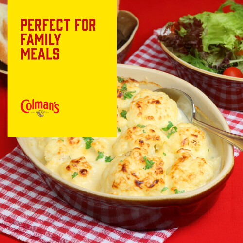 Colmans Classic Comforts Cheddar Cheese Sauce Meal Maker perfect with 2