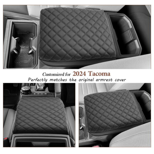 Per  Tacoma 2024 Copertura per Console Centrale 'Auto Bracciolo Cuscino per Console Centrale Cuscino Morbido Accessori 2