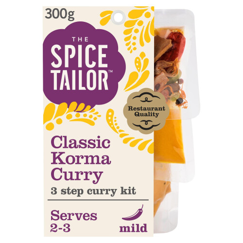 The Spice Tailor - Indian Curry Sauce Meal Kit, Delicate Korma Curry, 2