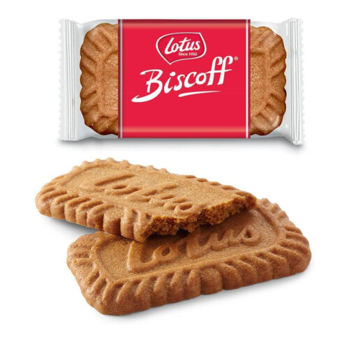 Lotus Bischoff Individually Wrapped "Welcome" Caramelised Biscuits - 1