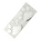 2pcs Silver Paw Print Car Decals 8