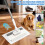 Multifunctional Lazy Mop with One Click Cloth Grip - Hands-Free Flat 4