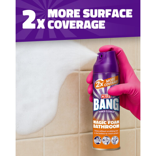 Cillit Bang Cillit Bang Magic Foam Bathroom Cleaner Powerful Active Formula Brilli 1