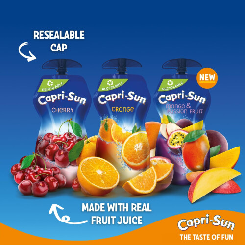 Capri-Sun Mango & Passion Fruit Juice Drink Multipack (15 x 330ml) 1