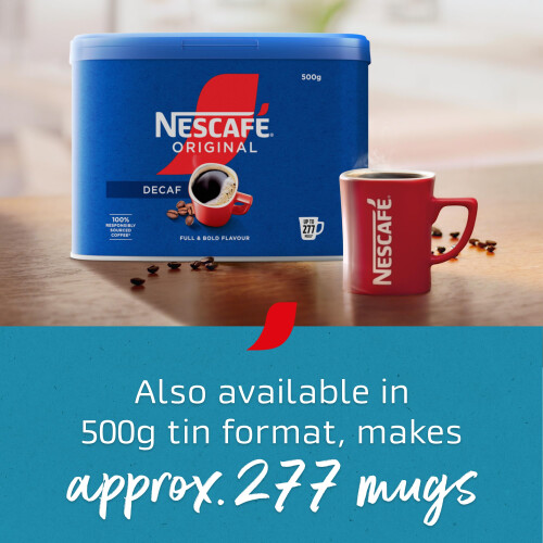 Nescafe NESCAFÉ Original Decaf Instant Coffee Sachets  200 x 18g Sticks 1