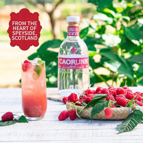 Caorunn Raspberry Scottish Gin, 70cl, 41.8% ABV, Handcrafted Small 2