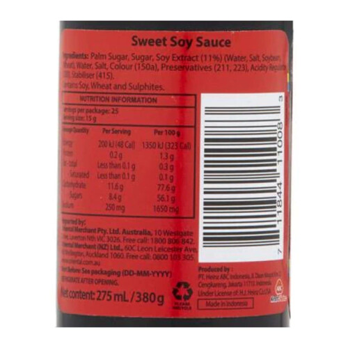 ABC Kecap Manis Sweet Soy Sauce 275ml - Pack of 2