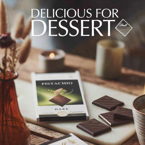 Lindt Lindt Excellence Pistachio Dark Chocolate Bar – 100g – Easter, Gift – 2
