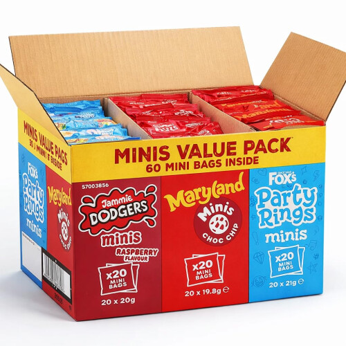 Fox Mini Biscuit Variety Pack 60 Count – Jammie Dodgers, Maryland 2