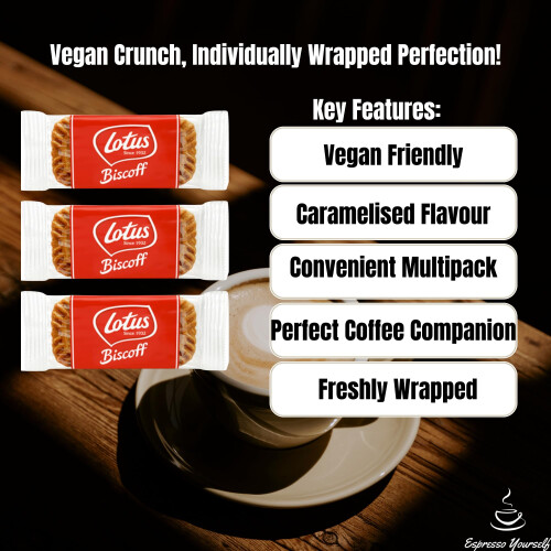 30 x Lotus Biscoff Caramelised Single Biscuits Individually Wrapped by 2