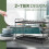 Coselena 2-Tier Black Dish Drainer Rack - Multifunctional Dish Rack 3